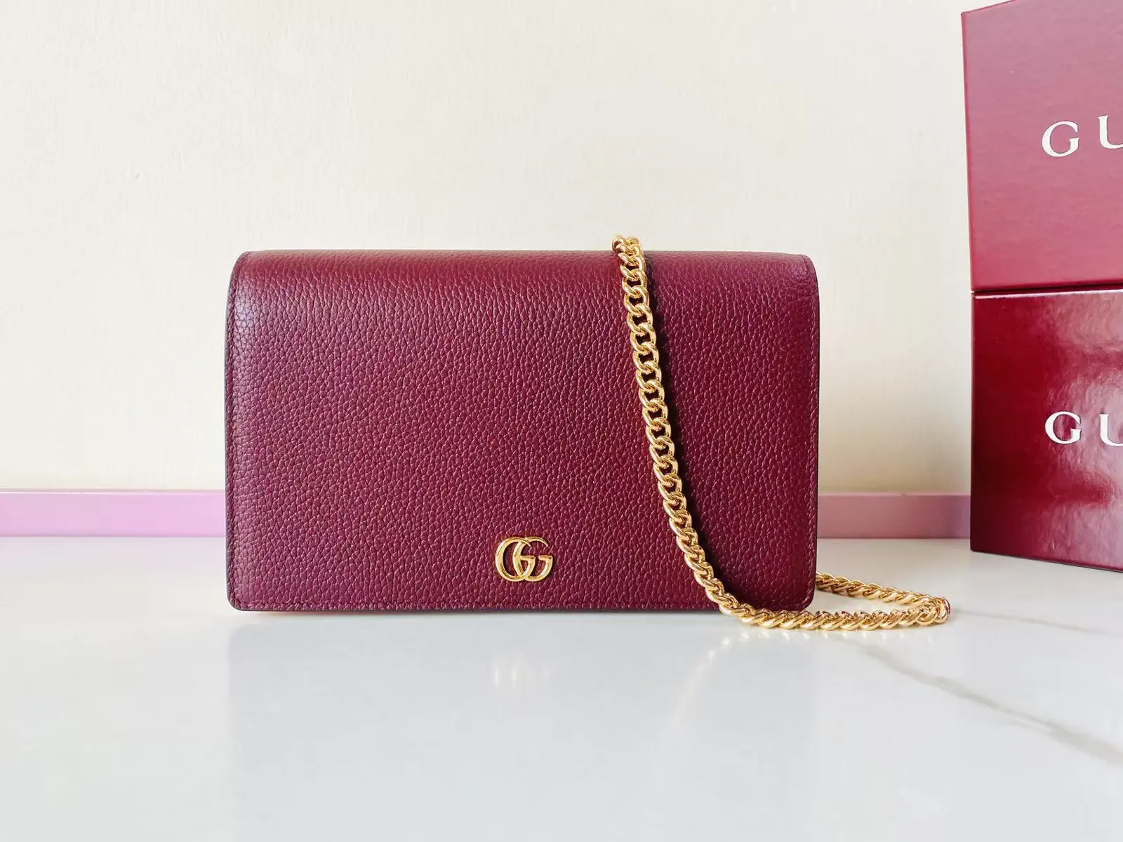 Gucci Marmont Leather Crossbody Bag image 1