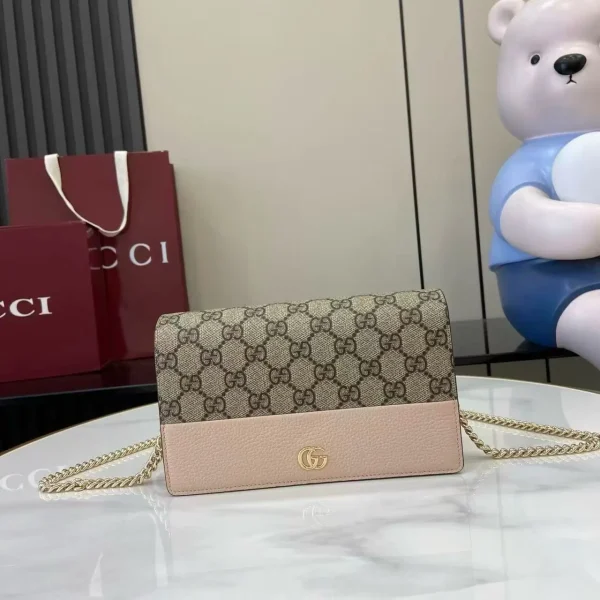 Gucci Marmont Monogram Chain Wallet image 1