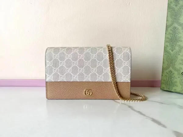 Gucci Monogram Chain Wallet Bag image 1