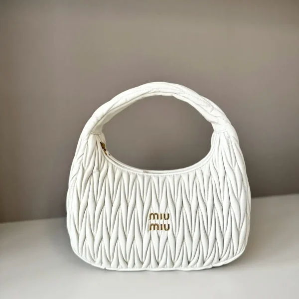 Miu Miu Quilted Hobo Shoulder Bag image 1