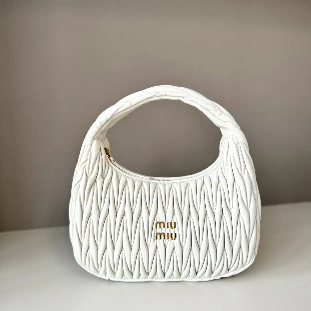Miu Miu Quilted Hobo Shoulder Bag image 1