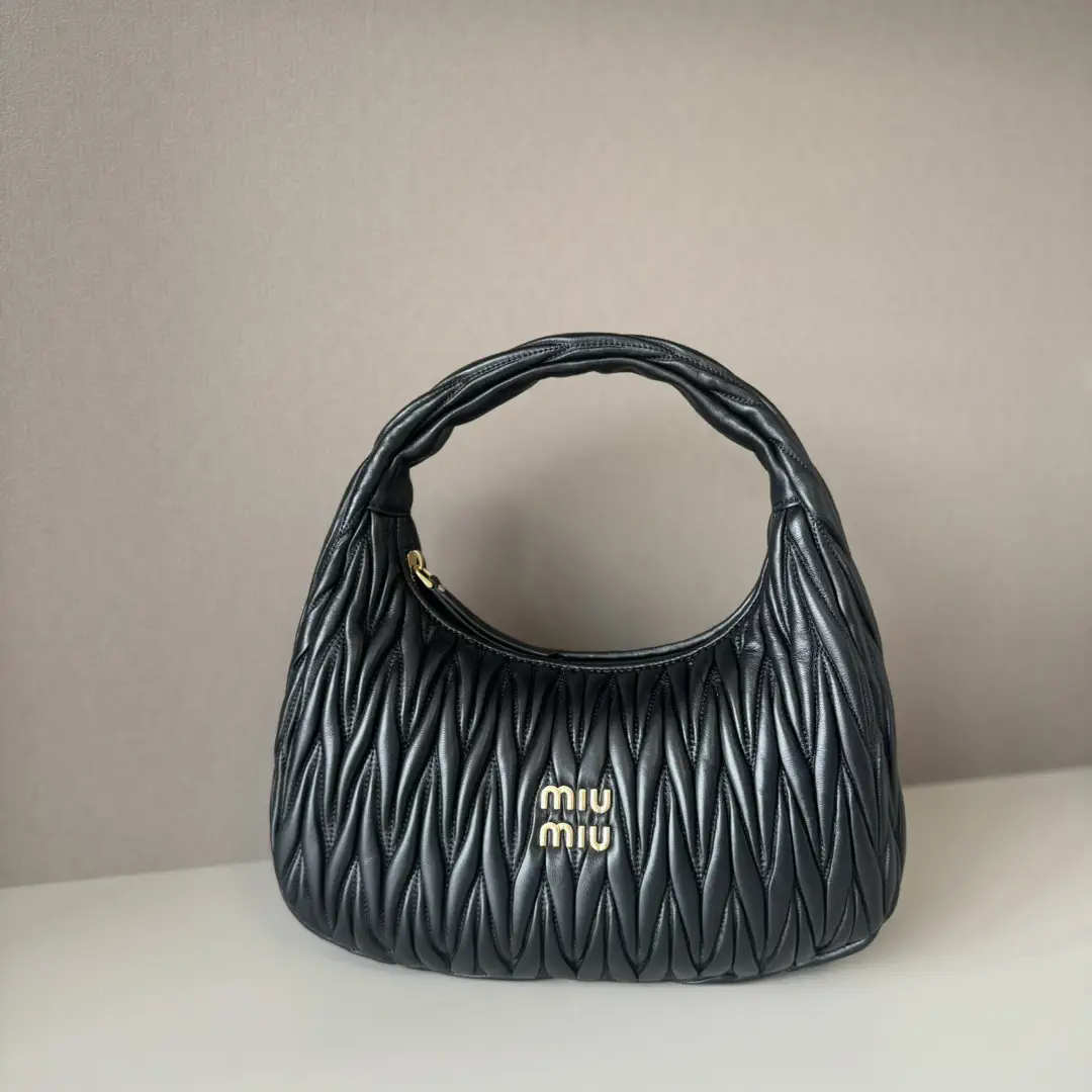 Miu Miu Quilted Leather Hobo Bag image 1