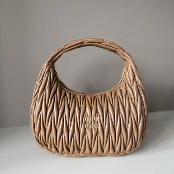 Miu Miu Quilted Hobo Shoulder Bag image 1