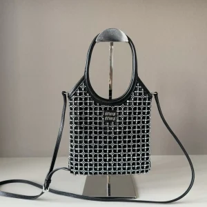 Miu Miu Crystal Geometric Pattern Top Handle Bag image 1