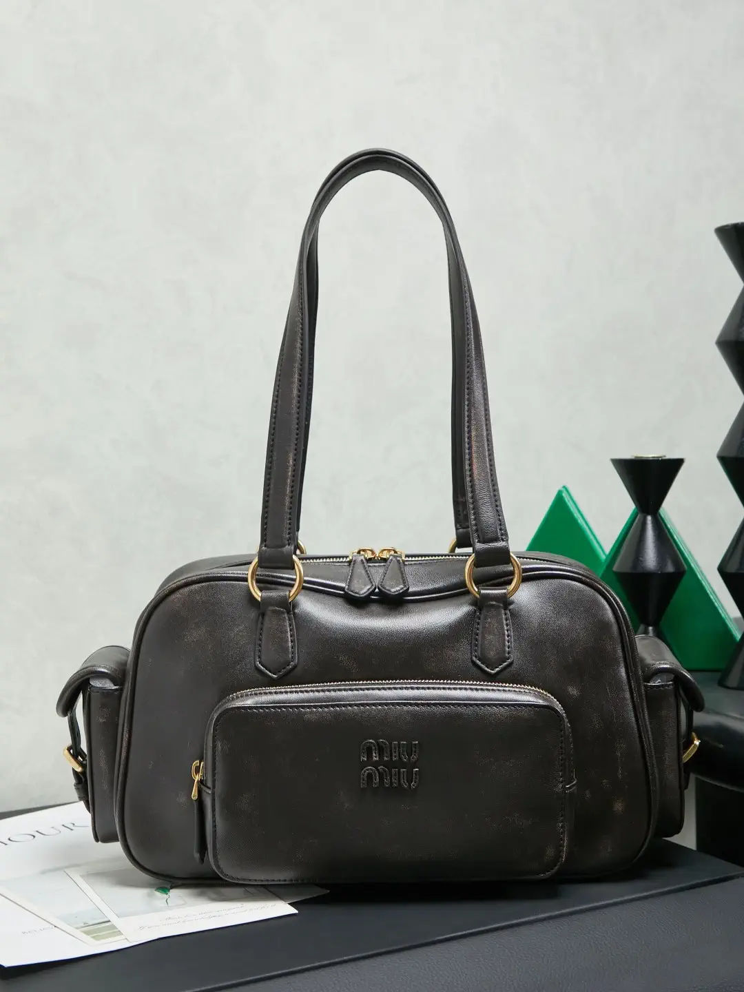 Miu Miu Vintage Biker Shoulder Bag image 1