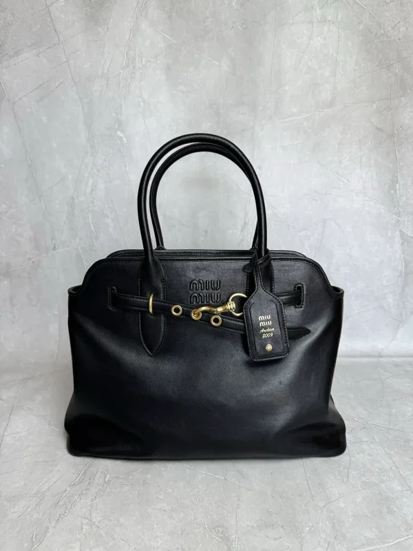 Miu Miu Black Top Handle Bag image 1