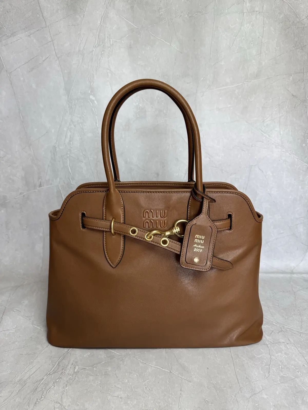 Miu Miu Caramel Top Handle Bag image 1