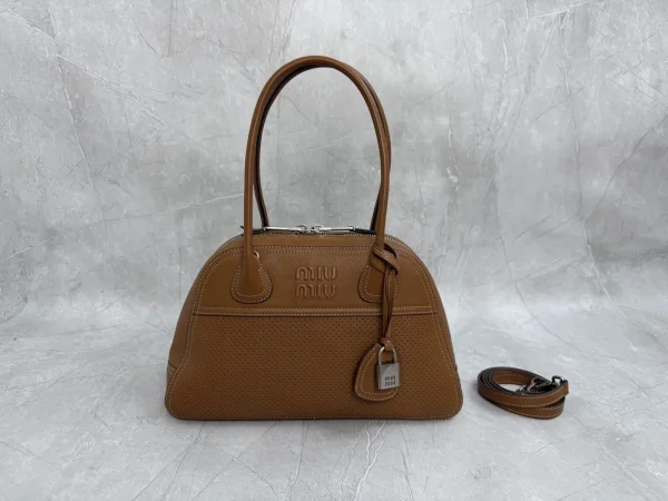 Miu Miu Perforated Leather Top Handle Bag image 1