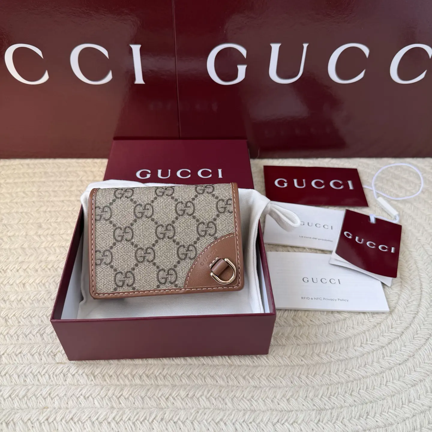 Gucci Monogram Card Holder image 1