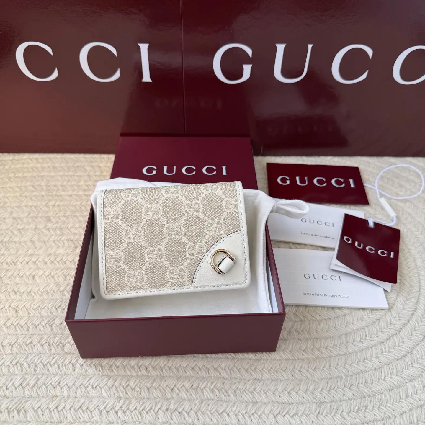 Gucci Monogram Card Holder image 1