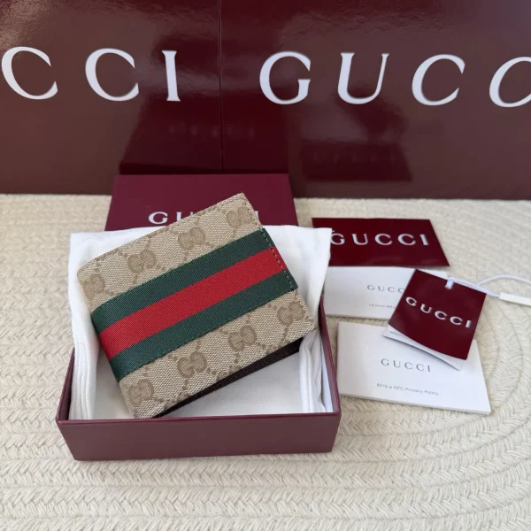 Gucci Monogram Web Stripe Wallet image 1