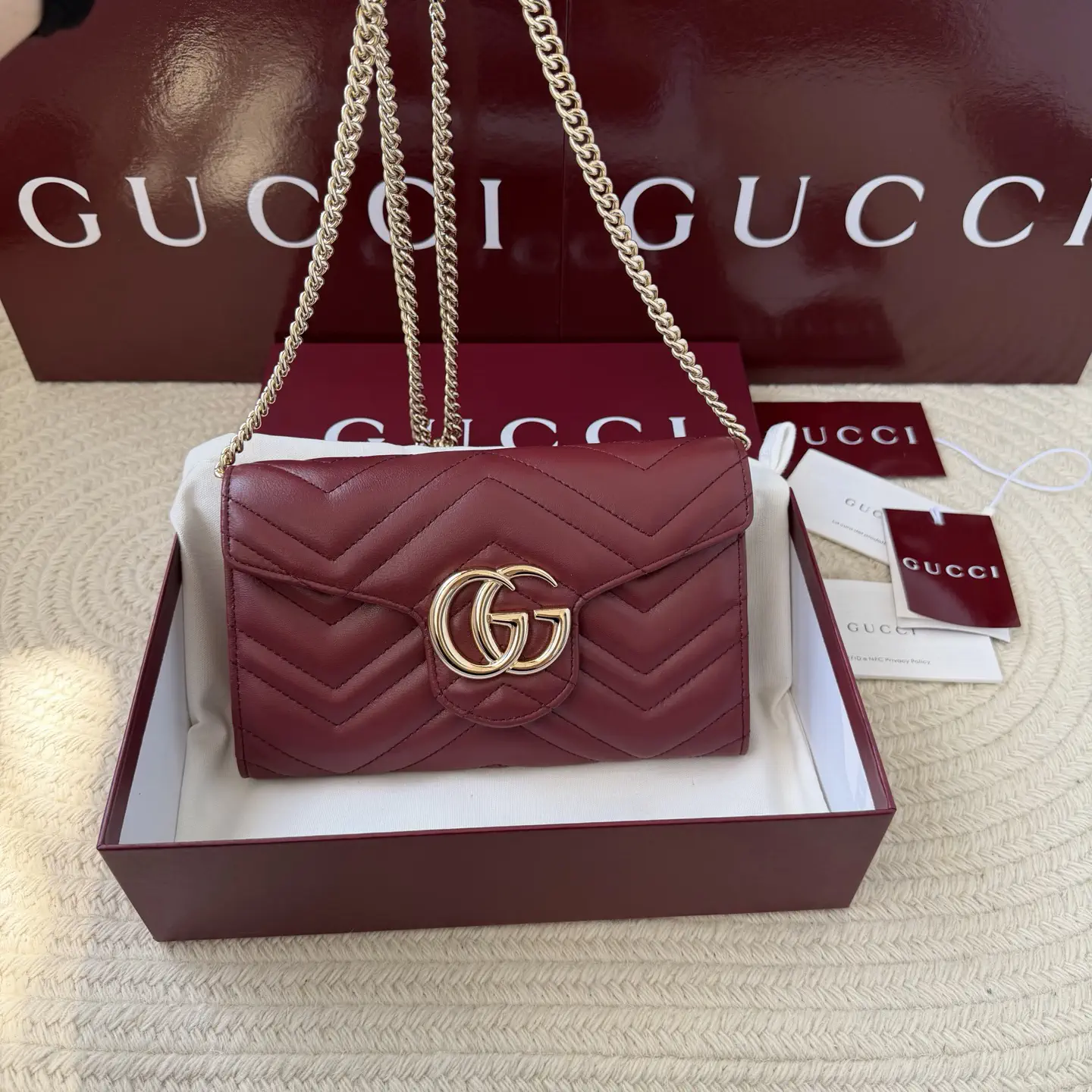 Gucci Quilted Chain Shoulder Bag image 1