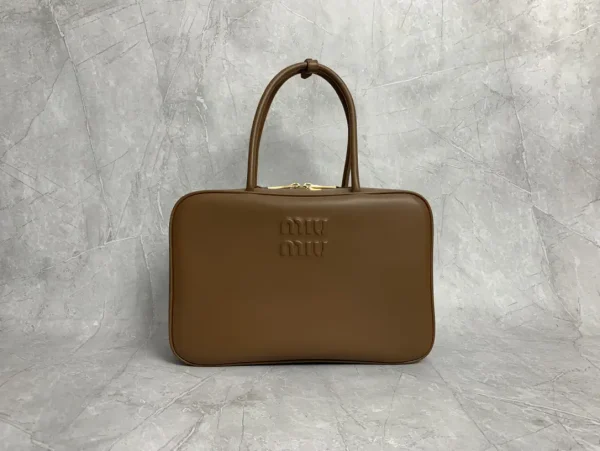 Miu Miu Brown Top Handle Bag image 1