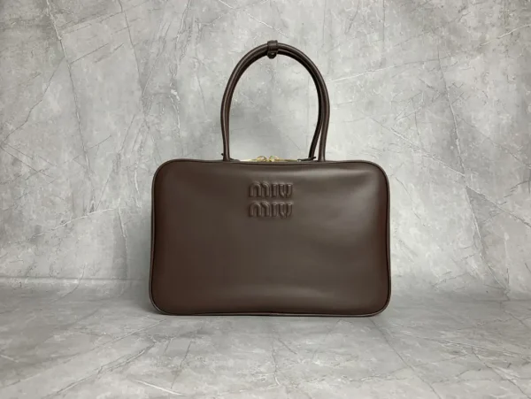 Miu Miu Brown Top Handle Bag image 1