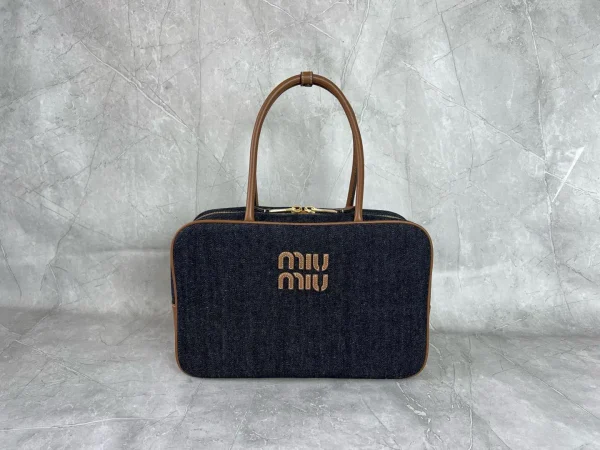 Miu Miu Denim Top Handle Bag image 1