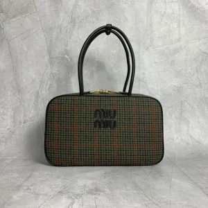 Miu Miu Houndstooth Top Handle Bag image 1