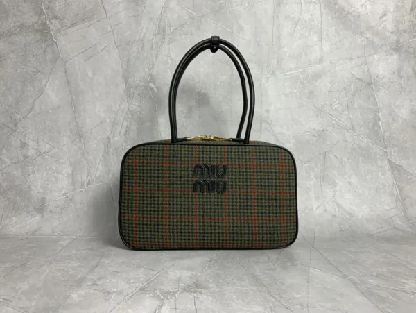 Miu Miu Houndstooth Top Handle Bag image 1