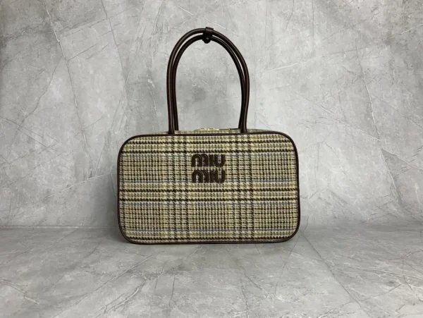 Miu Miu Houndstooth Top Handle Bag image 1