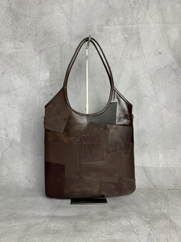 Miu Miu Patchwork Hobo Shoulder Bag image 1