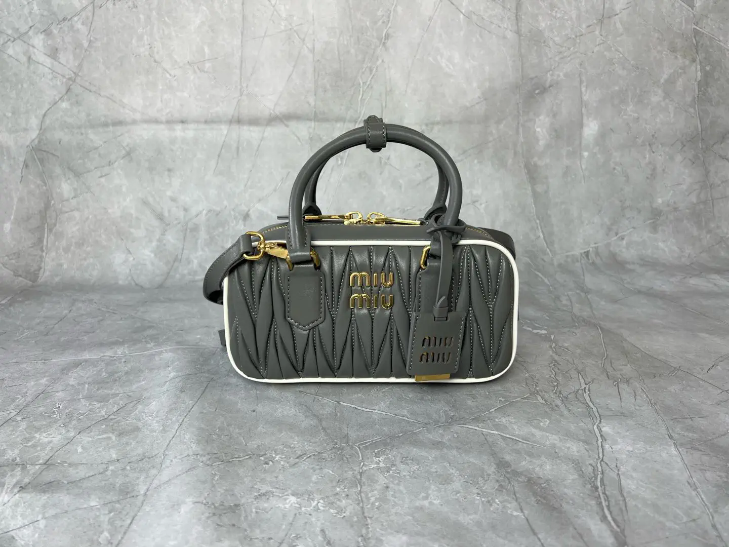 Miu Miu Quilted Bowling Bag image 1