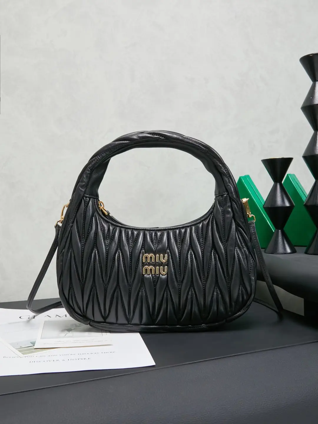 Miu Miu Quilted Top Handle Bag image 1