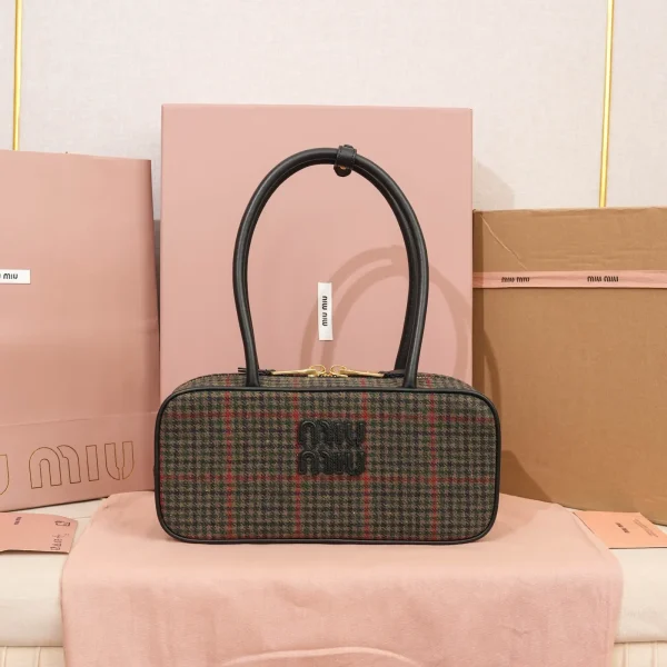 Miu Miu Houndstooth Bowling Bag image 1