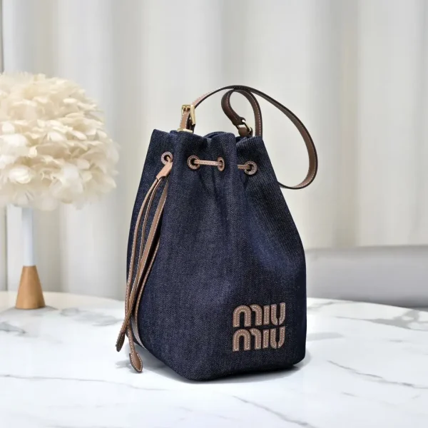 Miu Miu Denim Bucket Bag image 1