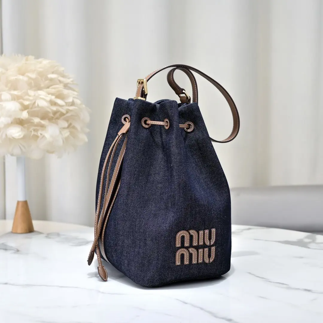Miu Miu Denim Bucket Bag image 1