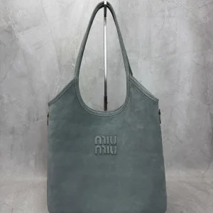 Miu Miu Suede Hobo Shoulder Bag image 1