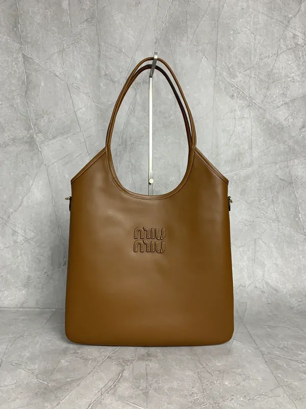 Miu Miu Caramel Hobo Tote Bag image 1
