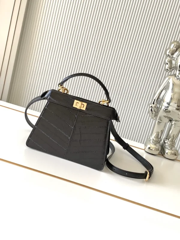 FENDI Peekaboo ISeeU Mini Top Handle Bag image 1