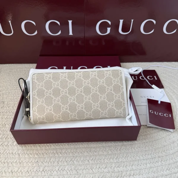 Gucci Monogram Zip Around Wallet image 1