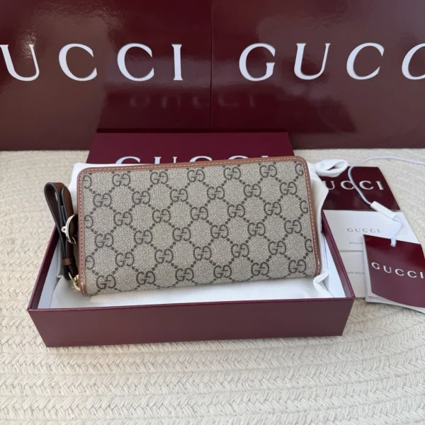 Gucci GG Monogram Zip Around Wallet image 1