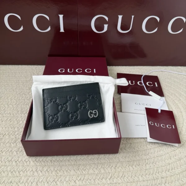 Gucci GG Embossed Card Holder image 1