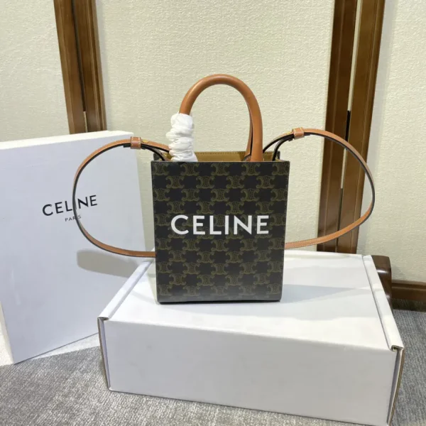 CELINE Triomphe Mini Cabas Tote Bag image 1