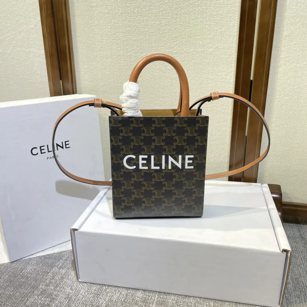 CELINE Triomphe Mini Cabas Tote Bag image 1