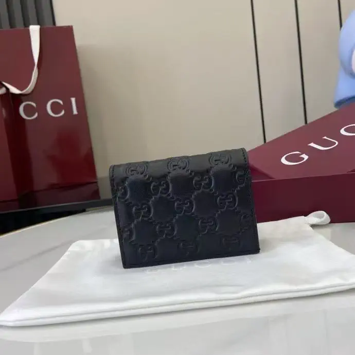 Gucci GG Embossed Leather Wallet image 1