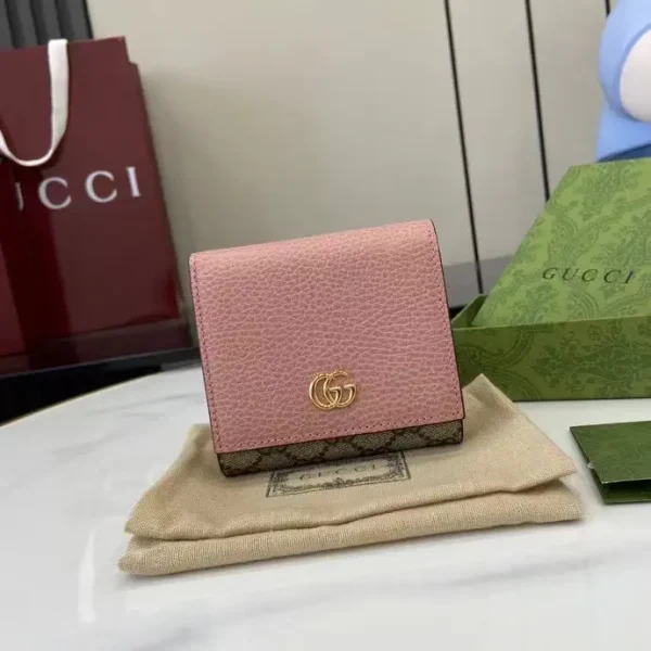Gucci Ophidia Pink Leather Wallet image 1