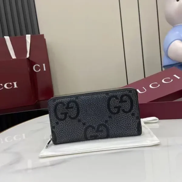 Gucci GG Monogram Full-Zip Wallet image 1