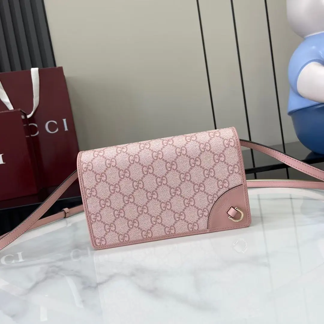 Gucci GG Emblem Monogram Shoulder Bag image 1