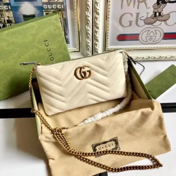 Gucci Quilted GG Marmont Chain Bag image 1