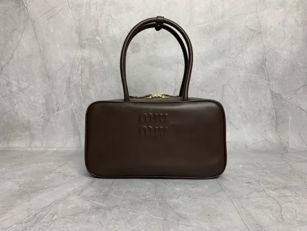 Miu Miu Dark Brown Top Handle Bag image 1