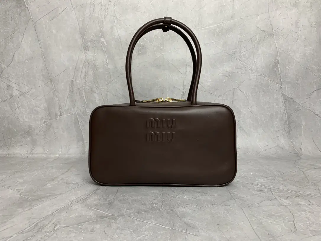 Miu Miu Dark Brown Top Handle Bag image 1