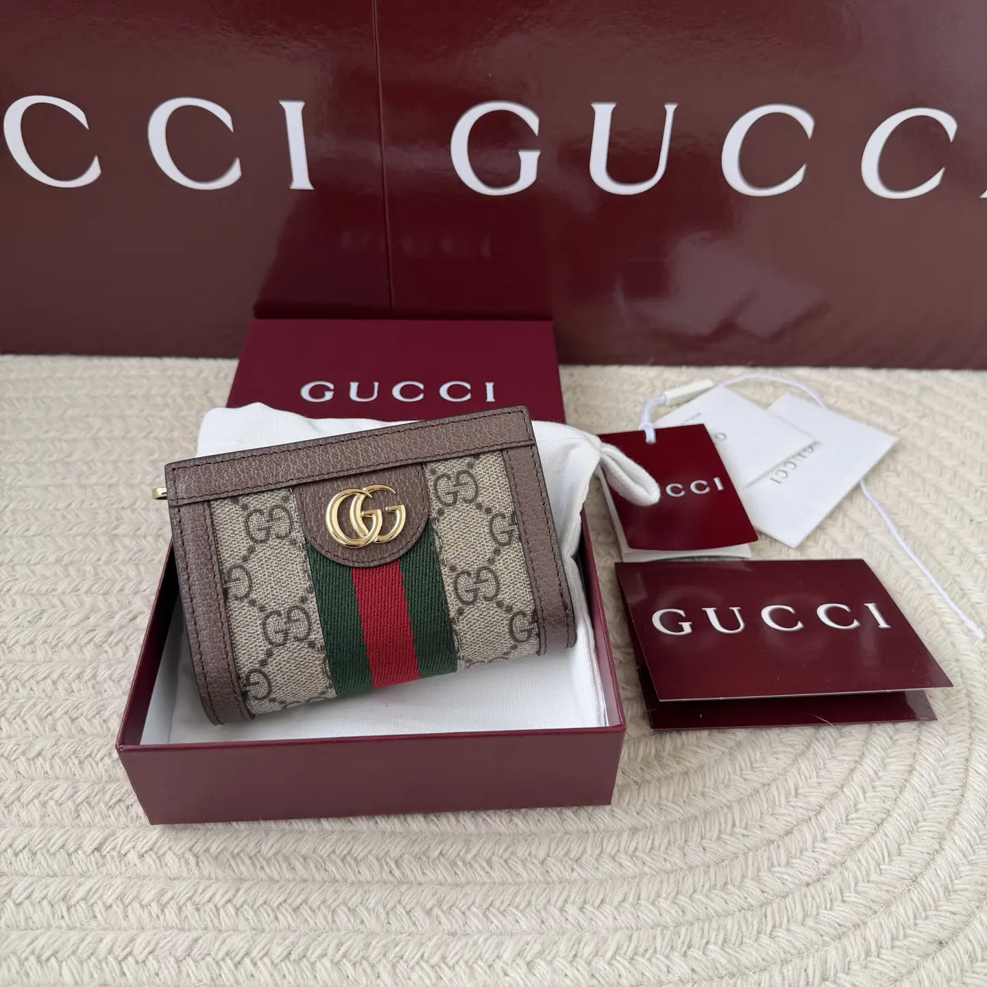 Gucci Ophidia GG Monogram Card Holder image 1