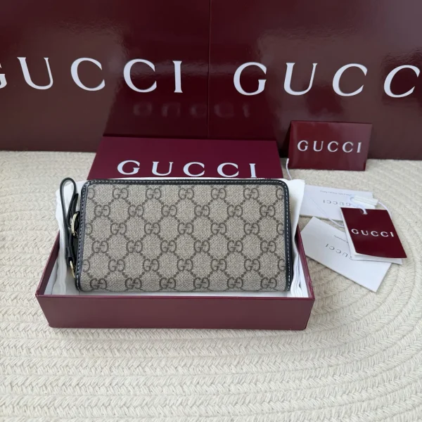 Gucci Monogram Zip Around Wallet image 1