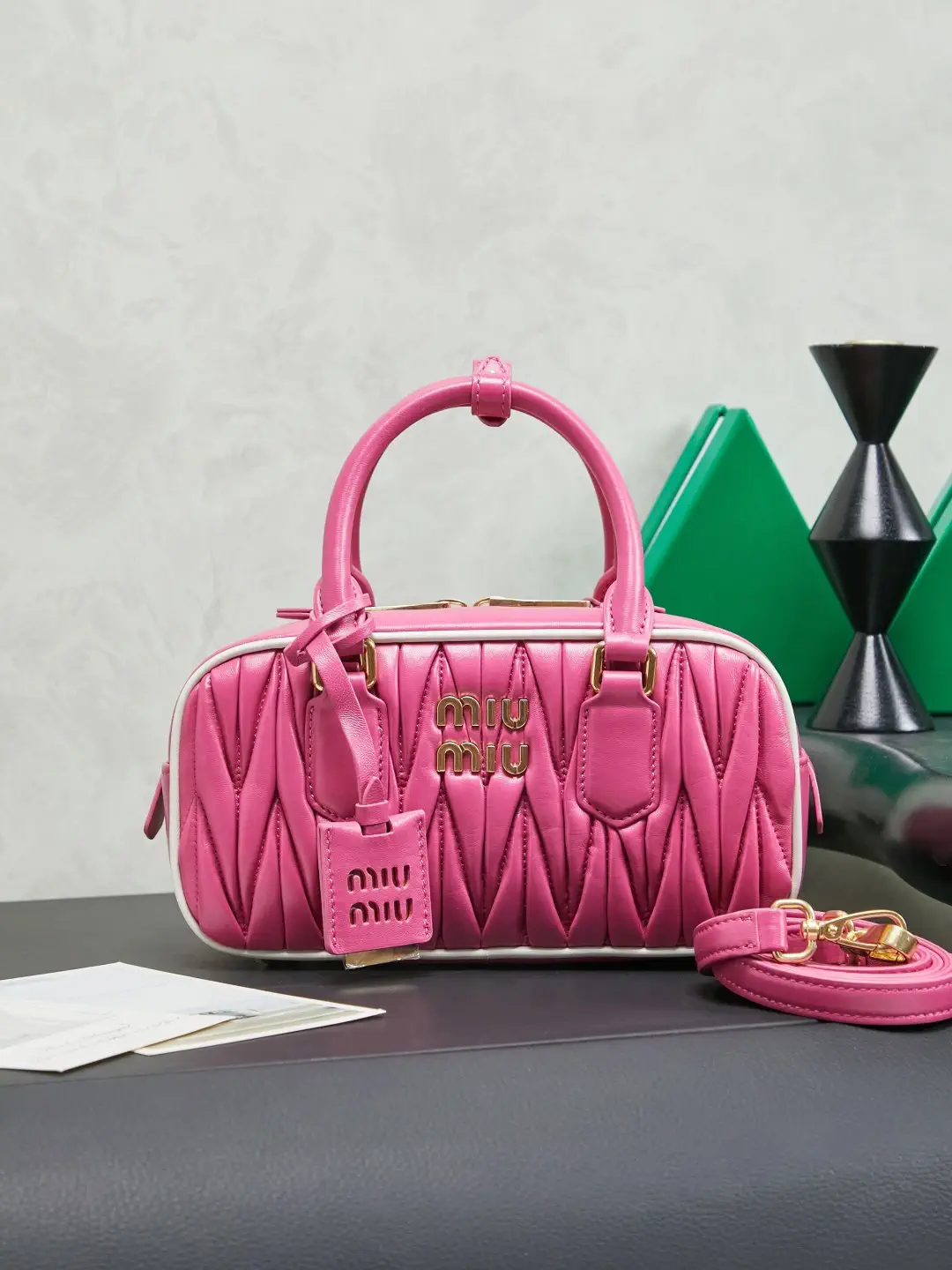 Miu Miu Quilted Top Handle Bag image 1