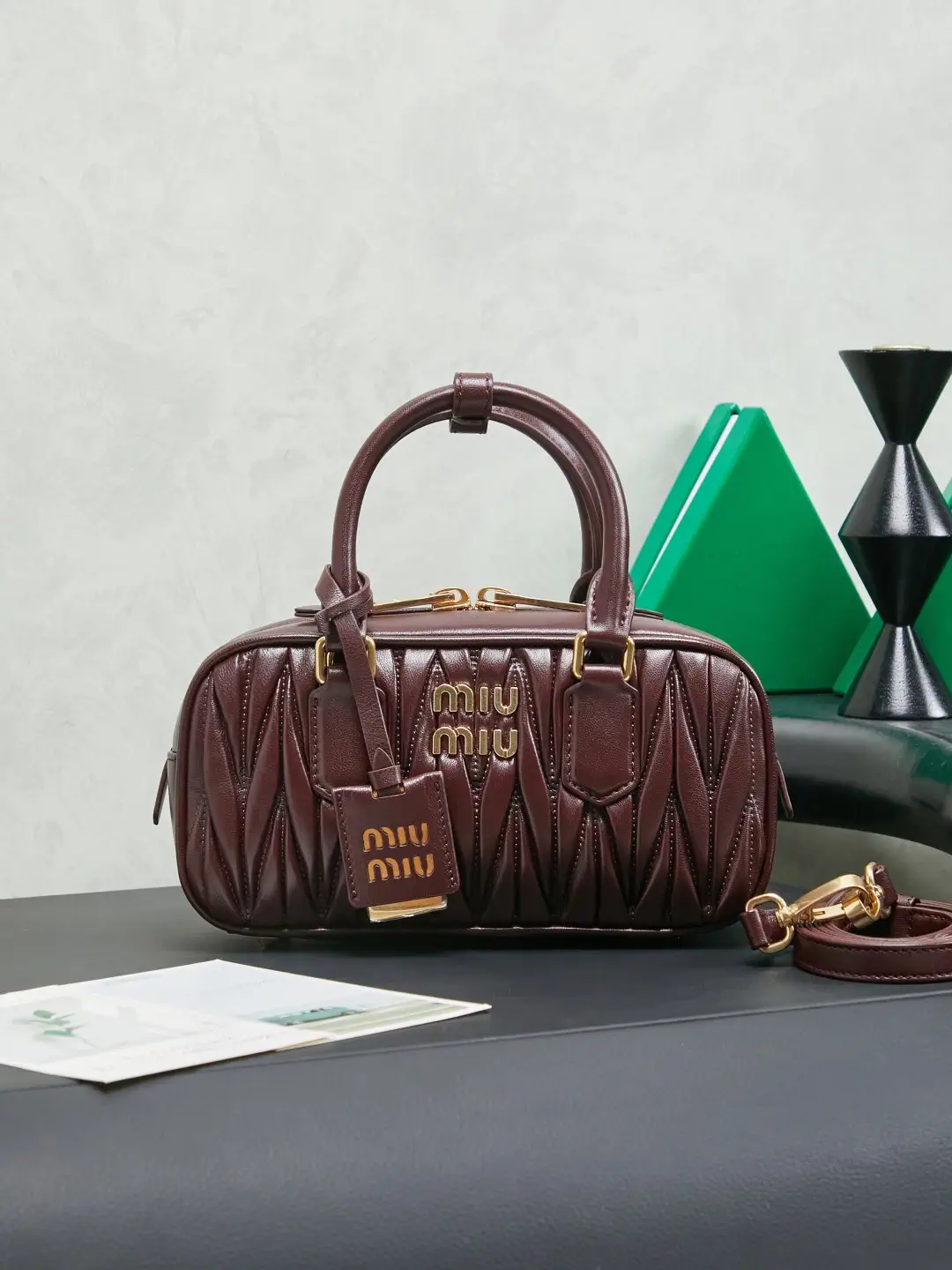Miu Miu Quilted Top Handle Bag image 1