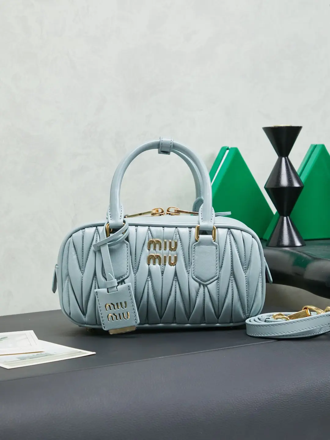 Miu Miu Quilted Top Handle Bag image 1