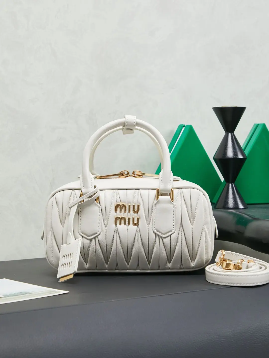 Miu Miu Quilted Top Handle Bag image 1