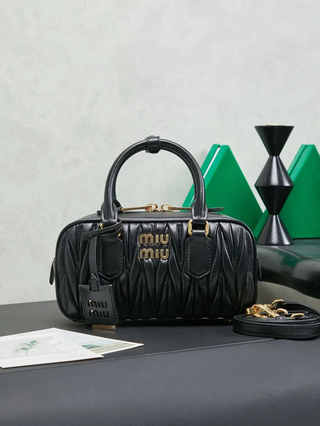 Miu Miu Quilted Top Handle Bag image 1